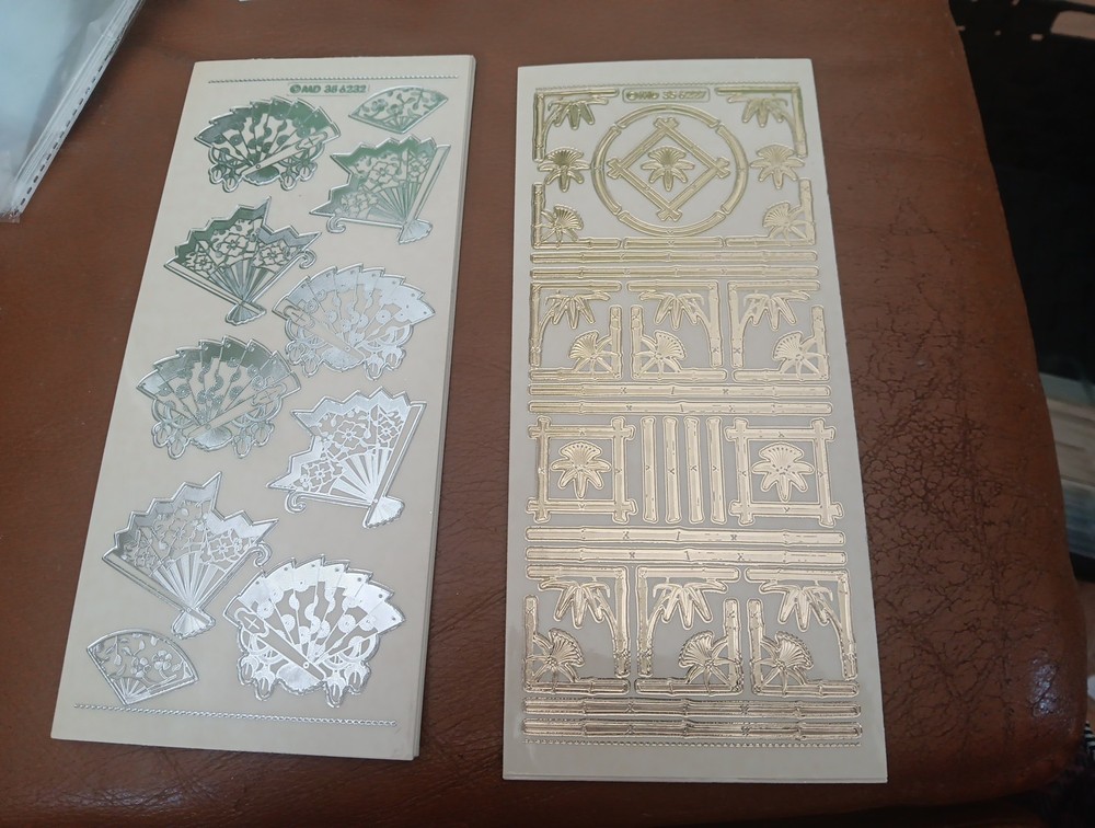 2X STICKERS SCRAPBOOKING NEW (ST1302) TRANSPARENT JAPANESE