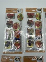 Lot 12 Hallmark Stickeroni Sticker Packs NWT Butterfly Cats Flowers Cities NEW