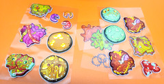 2 PACKAGES FUN NOVELTY BUILD A PUFFY STICKER PUKEY PUFFS OR PUFFY PUFFS CHOOSE 1