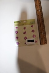 K&Company Studio 112 12PC Pink Metallic Adhesive Gems Scrapbooking Journalling