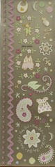 BABY GIRL IMAGES Rub-On(4”x 12”)Flair•Paisley•Pink•Flowers •Stitches•Card Making