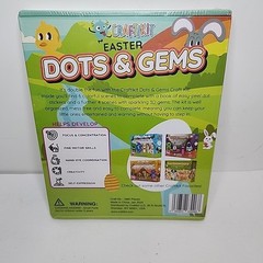 NEW SEALED $30 Easter Dots & Gems Craft Kit Crafts for Kids Ages 3-5, Kids Gem