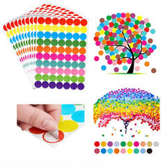 Colorful Round Dot Stickers Polka Circle Labels Crafts Office Classroom DIY