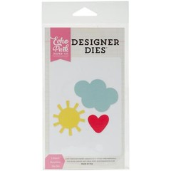 Echo Park Designer Dies I HEART SUNSHINE Steel Dies Scrapbooking