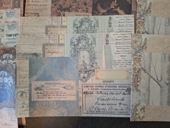 100 Pc Scrapbooking JJ Craft Ephemera Papers Vintage Art Collage Revisited
