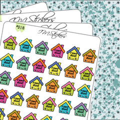 Rent Due Spending Tracker Reminder Hand Drawn Planner Stickers Bill Organizers