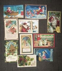 48 Vintage Inspired Holiday Postcards-EPHEMERAJunk Journal Supplies-Scrapbooking