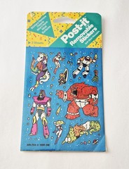 Vtg 3M Stickers NIP Foil Space Aliens HTF 1990 HR-704 Post- It Removable