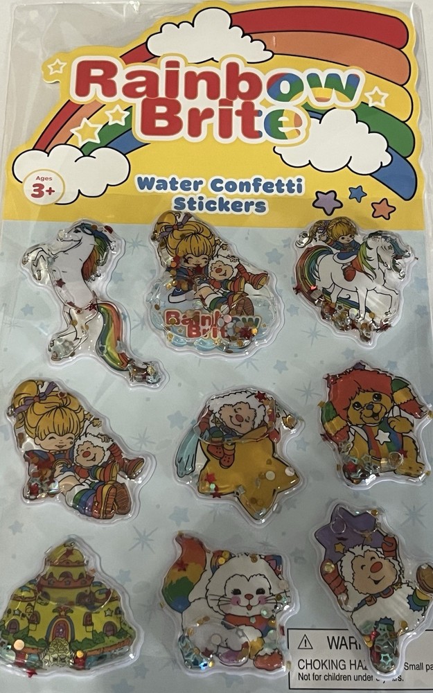 Hallmark Rainbow Brite Water Confetti Stickers