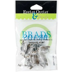 Eyelet Outlet Shape Brads 12/Pkg Sketched Owls