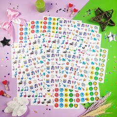 Small Music Note Stickers – Decorative Vinyl Music Symbols for Notebooks,
