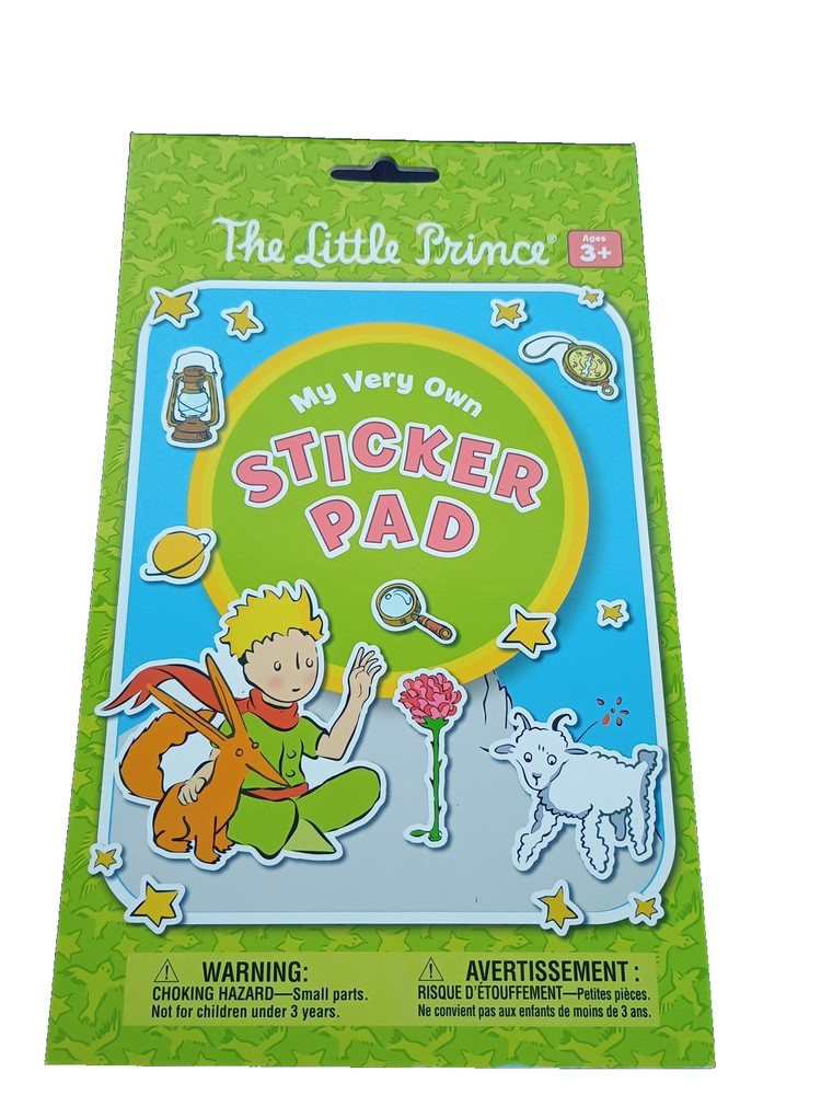 The Little Prince Sticker Pad Book with 4 sticker sheets Fox Sheep Lantern NEW