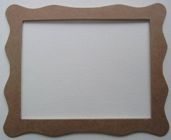 {3} *WAVY FRAMES* Picture Frames Unfinished Chipboard Die Cuts – 4″ x 5″