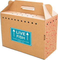 60PCS Live Fish Stickers Shipping Supplies,Please Handle with Care This Side …