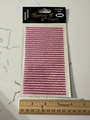 Triveni Craft 837PCS 3MM Adhesive Diamante Pink Rhinestones Scrapbooking Craft