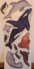 21 Packs/Sheets Stickers, Embellishments 4 Crafts/Scrapbooking -Animal/Pets #181