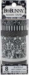 American Crafts – BO BUNNY – 4 PKGS WASHI TAPE – TUXEDOS AND TIARAS