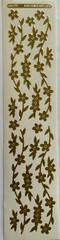 GOLD METALLIC FLOWER BORDER Stickers(19pc)Stampendous•Garden •Daisy•Card Making•
