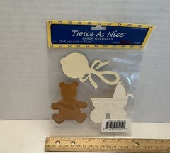 Ellison Designs «Twice As Nice» Laser Overlays Die Cuts With A View, Baby Outing