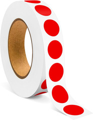 1/2 Inch Dot Stickers, White Circle Sticker Label Sticker 1000 Dots | 1000 round