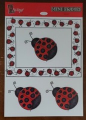 O’Scrap! Frames & Mini Frames scrapbooking frames & die cuts, Lady Bugs