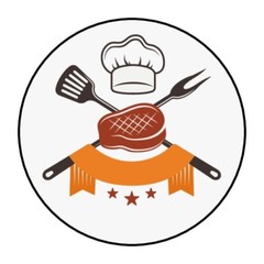 30 BARBEQUE ENVELOPE SEALS LABELS STICKERS 1.5″ ROUND PARTY FAVORS GRILLING