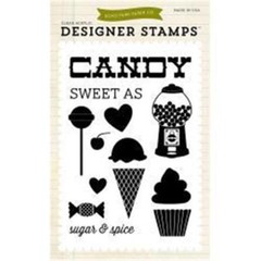 Echo Park Designer Stamps SWEET AS CANDY Steel Dies Scrapbooking