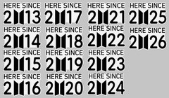 BTS «Here Since…» Starry Die Cut Sticker