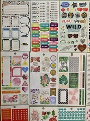 Lot Of 44 Sheets Happy Planner, Recollections, Sticko!