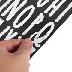 6 Sheets Self Adhesive Alphabet Stickers Business Letter Decals Mailbox