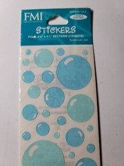 FMI Frances Meyer Bubbles Stickers 2 Sheets VTG 4×4.5 Inch NIP 732