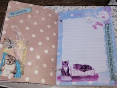 Vintage Cats Junk Journal Scrapbook USA Seller
