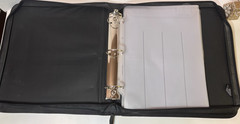 Creative Memories Sticker Binder Zipper Handle Black Memory Mate Storage