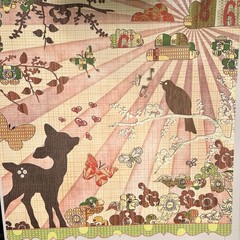 Sassafras (5) Dbl Side Paper, 1 Alpha, 1 Felties, 1 Chipboard Sticker Shapes