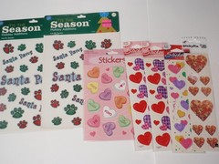 Huge Lot 100 Packs of Stickers: Nicole, Sandylion, Sticko, Rebecca Sower…