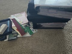 Huge Creative Memories Lot. Two Binders Filled With Paper Crafts And Lots And…