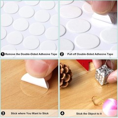 Versatile 280 Pcs Double Sided Putty Tack – Transparent Sticky Dots for Events