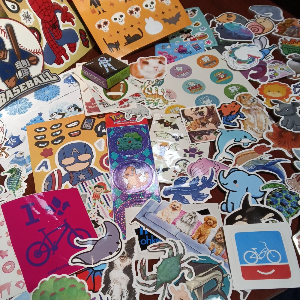Huge Lot Of Various Scrapbooking Stickers Various Name Brands/Occasions