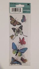 Jolee’s Glitter Butterflies Scrapbooking Stickers