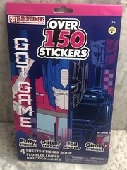 Transformers-Got Game Puffy/Glitter/Foil/Glossy Over 150 Stickers.ShipN24Hours.