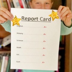 1.5 Inch Gold Foil Star Stickers, 500 Pcs Reward Chart Stickers for Classroom