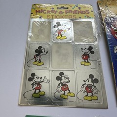 HUGE Vintage Sticker Lot Disney Looney Tunes Mickey Mouse Goofy Minnie