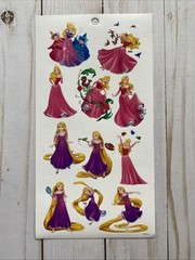 Disney Princess Stickers Aurora Sleeping Beauty Rapunzel Tangled Fairies Pascal