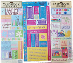 Huge Vintage 90s Scrapbook Embellishments Spring Easter Jolee’s Sticko Sandylion