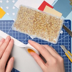500Pcs Gold Metal Brad Fasteners with Elegant Finish for Craft DIY Projects