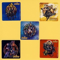 10 Avengers Infinity War Large Stickers – Thor, Captain America, Groot, Iron Man