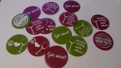 Pre Cut One Inch Bottle Cap Images GOT WINE ALCOHOL Free Ship