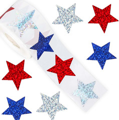 500 Pcs 4Th of July Stickers 1In American Patriotic Sticker Fourth of July