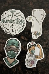 Nurse/Healthcare Stickers Set Of 10