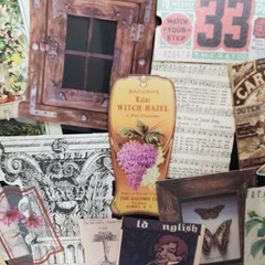 50 Piece Junk Journal Ephemera Pack-Small Pieces Vintage Inspired Scrapbook Lot
